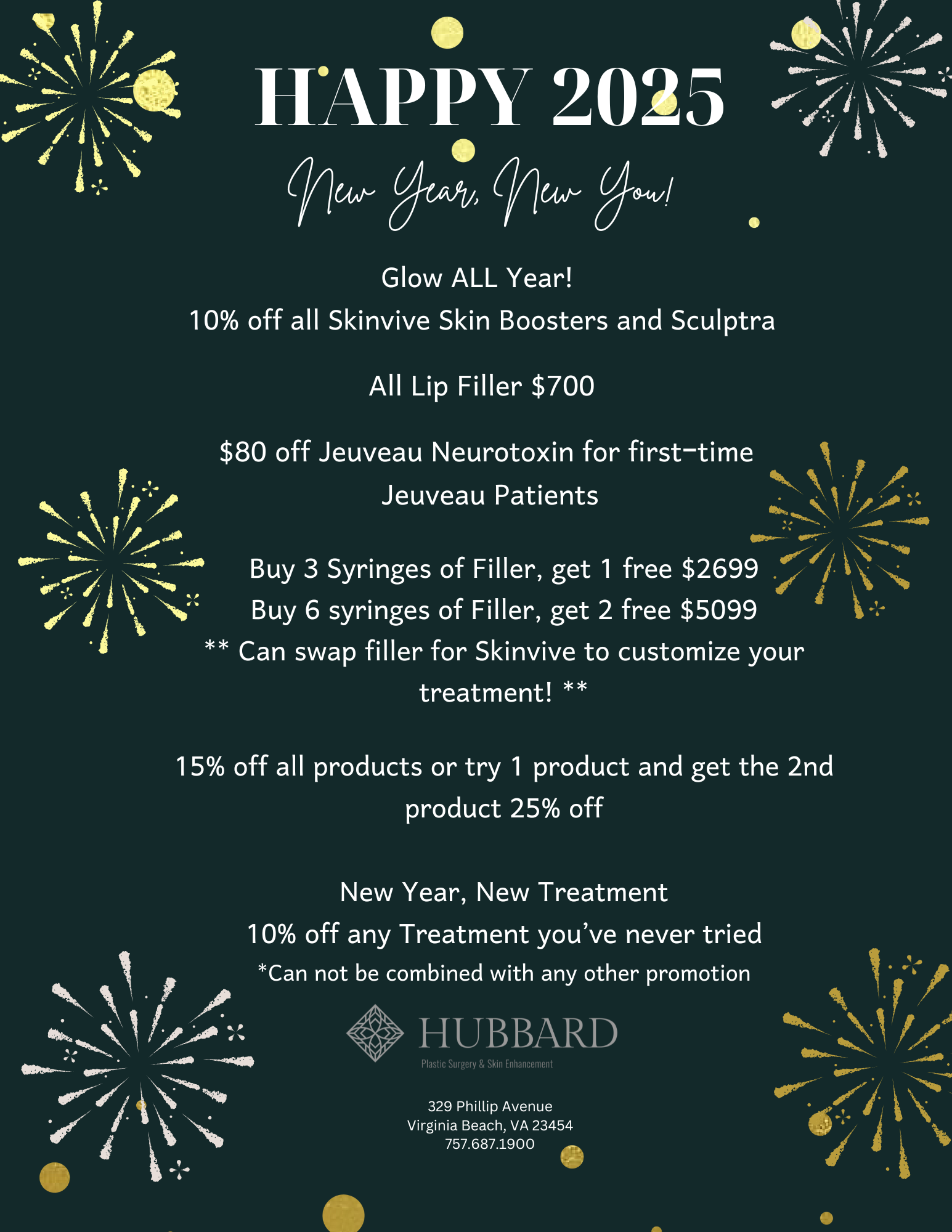 Hubbard Plastic Surgery Specials